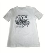 Camiseta con estampado elaborado, en blanco y negro - Image 3