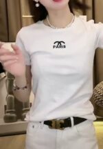 Camiseta con estampado simple "Paris" - Image 2