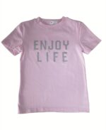 Camiseta con estampado "Enjoy life"