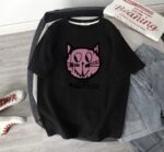 Camiseta con estampado de gato "make you" - Image 2