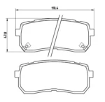 P.F. TRAS. HYU. H1 09-20 VERACRUZ 07-09 KIA CARNIVAL 07- GRAND STAREX 08-20 /58302-4HA50/ D1302 - Image 2
