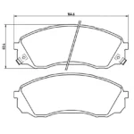 P.F. DEL. HYUNDAI H1 08- KIA CARNAVAL 58101-4HA00/4HA50/ D1566 - Image 2