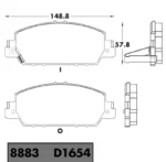 P.F. TRAS. MAZDA CX3 CX5 13- /D1624 /DAY3-26-48ZA - Image 2
