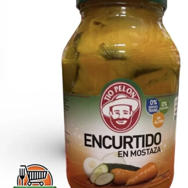 Encurtido mostaza tio pelón 960g