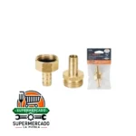 Set 2 acoples macho y hembra para manguera metal Truper 1/2¨