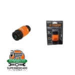 Acople click in macho para manguera plástico Trupper