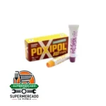 Mezcla de soldadura plástica poxipol transparente 16g