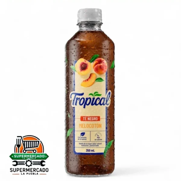 Refresco tropical té negro melocotón pet 350ml