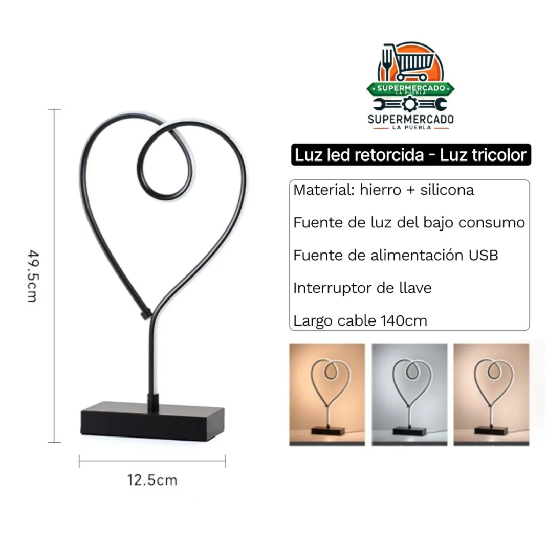 WhatsApp Image 2026-01-20 at 11.36.30 Lampara de mesa en forma de corazón - Image 1