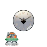 Reloj de pared 8¨ Borde negro triangular