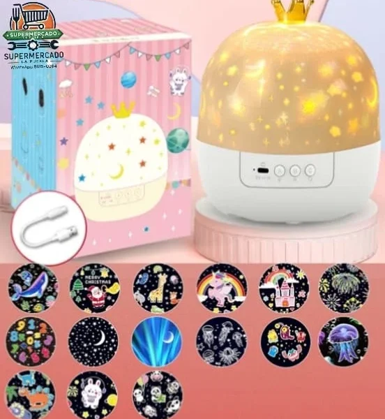 Proyector de imagenes nocturno 15 imagenes