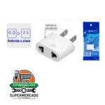 Adaptador de 2 patas redondas a planas