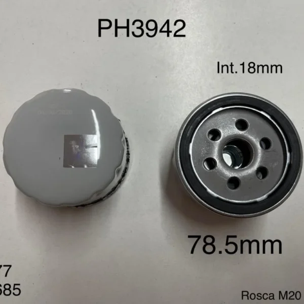 FILTRO DE ACEITE RENAULT/ TIBOLY 18- (PH3942/PSL77/TH7685), W-3942