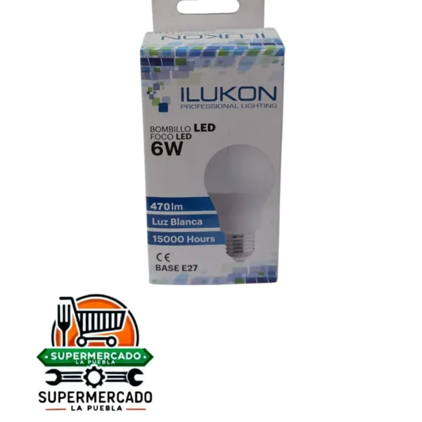 BOMBILLO LED 6W ILUKON/1000009962