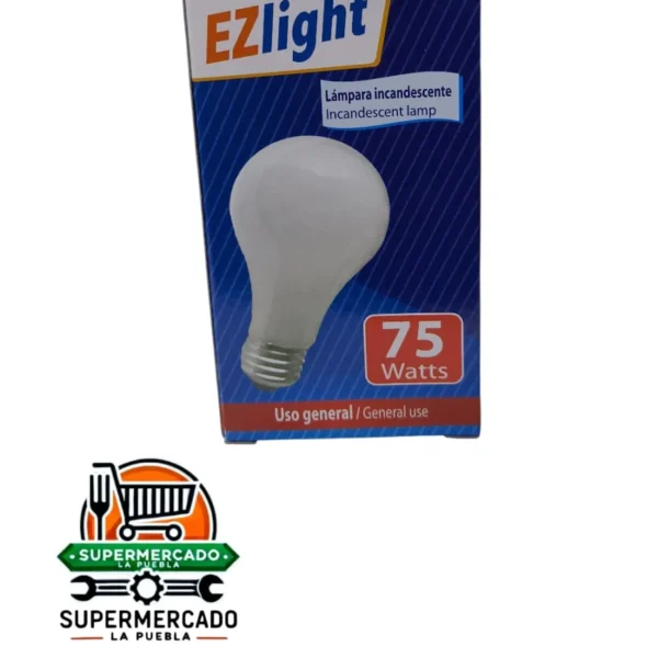 BOMBILLO INCANDESCENTE 75W EZLIGHT