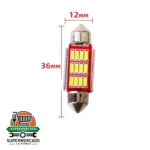 Bombillo 12 LED cabina 36mm x 12mm cambus Yobis