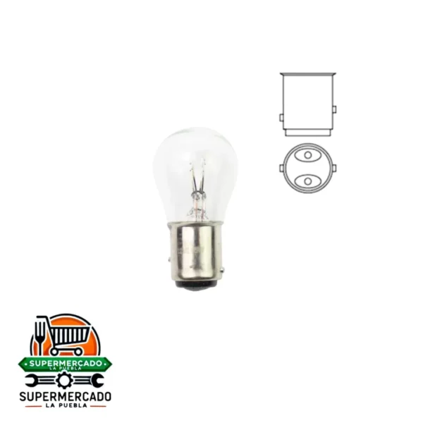 Bombillo 2 contactos 12v 1034 / 1016 /15mm corriente