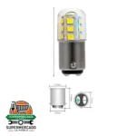 Bombillo flasheo 12 LED 2 contactos 1157 / 1034 / 1016 / 15mm x 38mm Yobis
