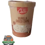Helado vainilla choco chips 1/4¨ galón charo 500g