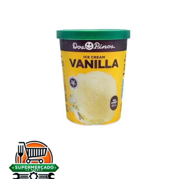 Helado Vainilla Dos Pinos 499g