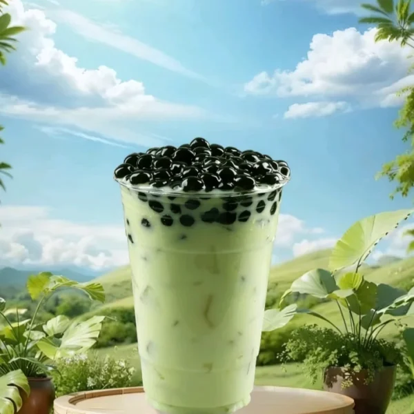 Té matcha con leche y tapioca 700ml