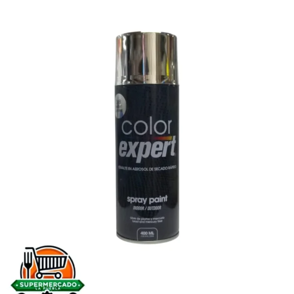 Pintura en spray cromo brillante #318 Color expert 400ml
