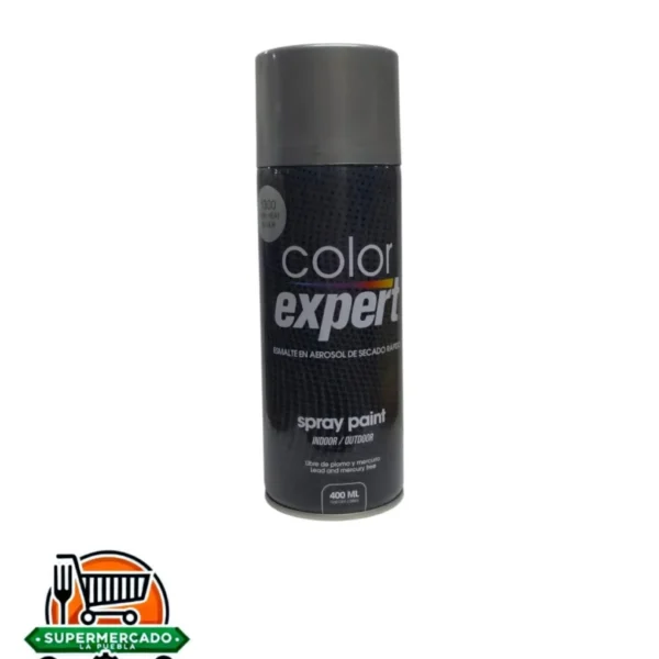 Pintura en spray plateado alta temperatura #1300 Color expert 400ml