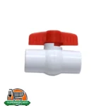 Llave de paso bola mango rojo 1/2¨