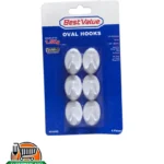 Set 6pcs ganchos ovalados plásticos Best value