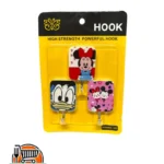 Ganchos plásticos hook figuritas animadas 3pcs