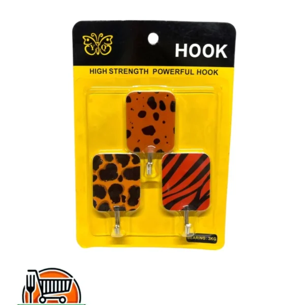 Ganchos plásticos hook piel de puma 3pcs