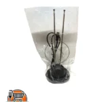 Antena para televisión con base