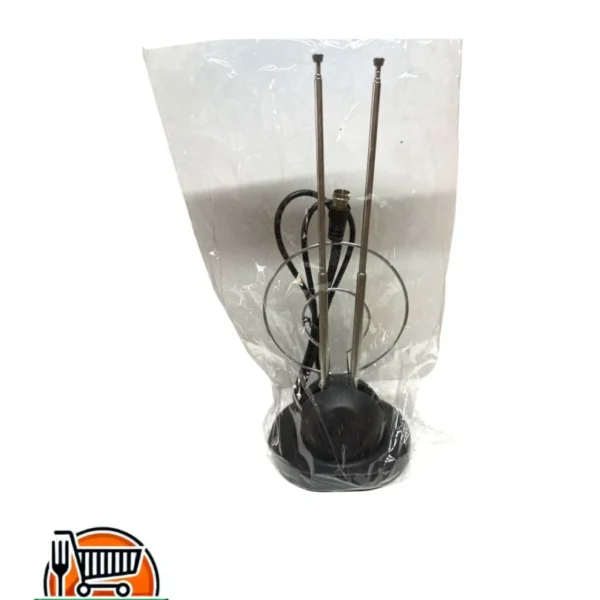 Antena para televisión con base