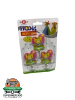 Ganchos plásticos hook jing hong figuras 3pcs