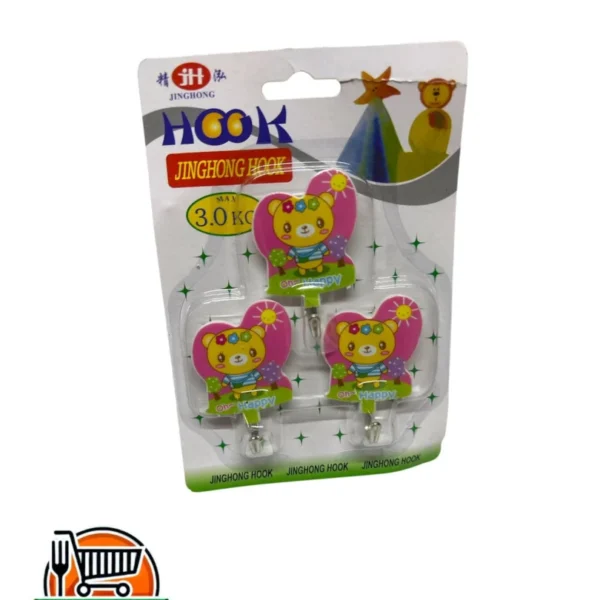 Ganchos plásticos hook jing hong figuras 3pcs
