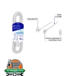 Extensión Electrica blanca 10M volteck