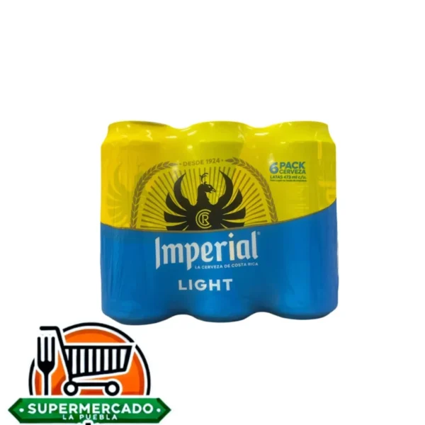 6Pack Cerveza Imperial light 473ml