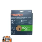 Set 5 discos 5" Grano #100 P/Lijadora roto - orbital