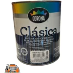 Pintura 1/4 galon anticorrosivo verde brillante corona