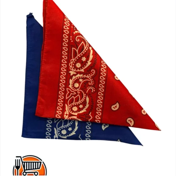 Pañuelo Rojo - Azul