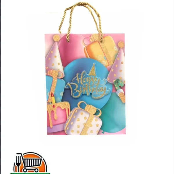 Bolsa de Regalo Para Cumpleaños 3D
