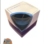 Vela De Color Con Vaso Grande