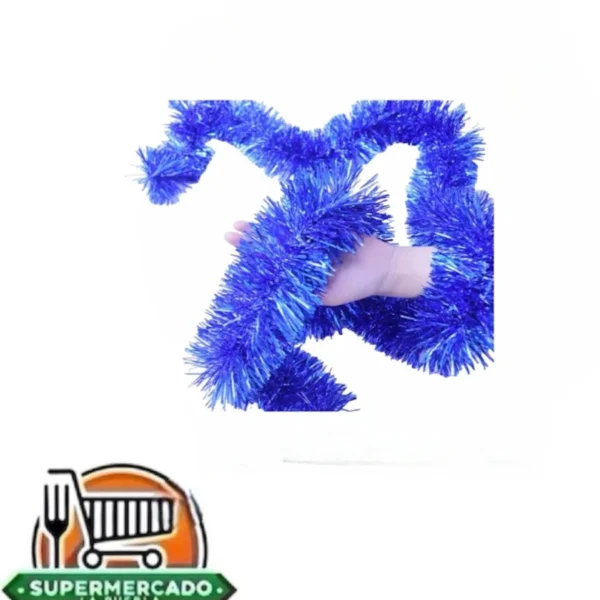 Guirnalda Azul colgante 2 metros 9cm ancho
