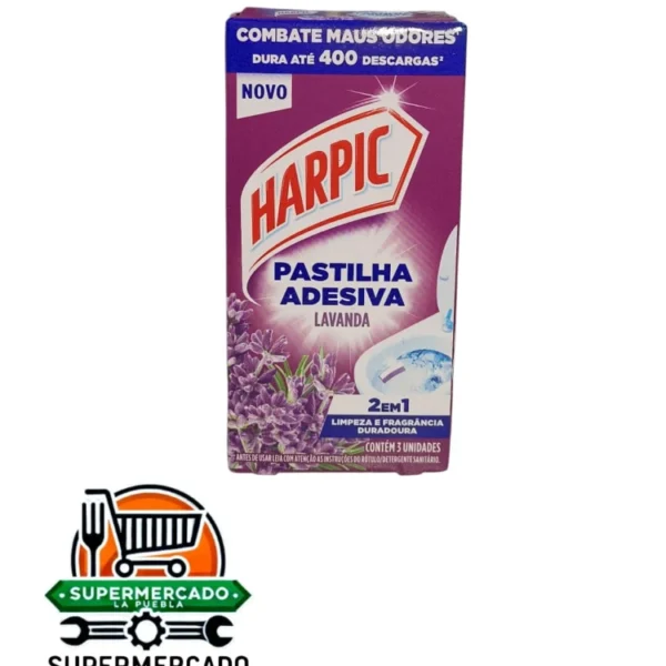 Harpic Pastilla Adhesiva Lavanda