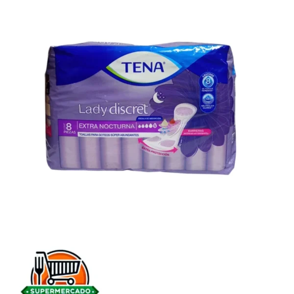 Tena Lady discret nocturna 8 unidades