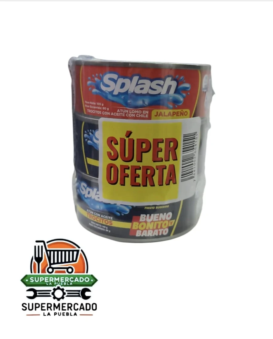 WhatsApp Image 2026-01-31 at 14.27.37 3Pack Atún Splash Trocitos 140g + Jalapeño - Image 1