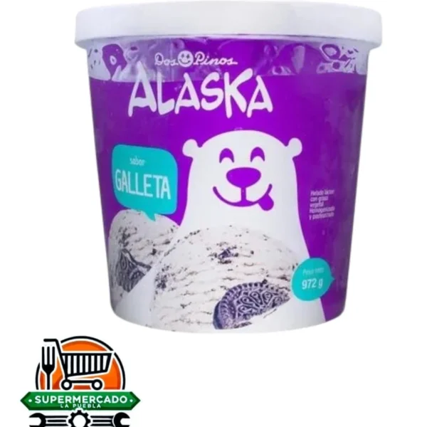 Helado Alaska galleta 1/2 galón