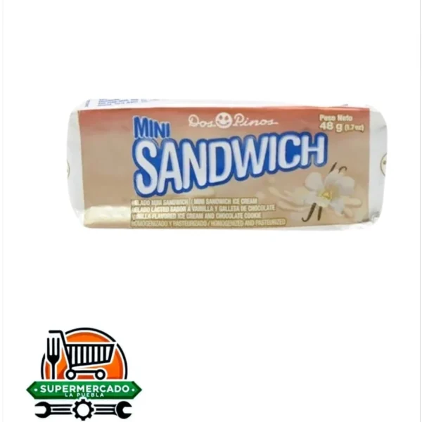 Helado Mini Sandwich vainilla