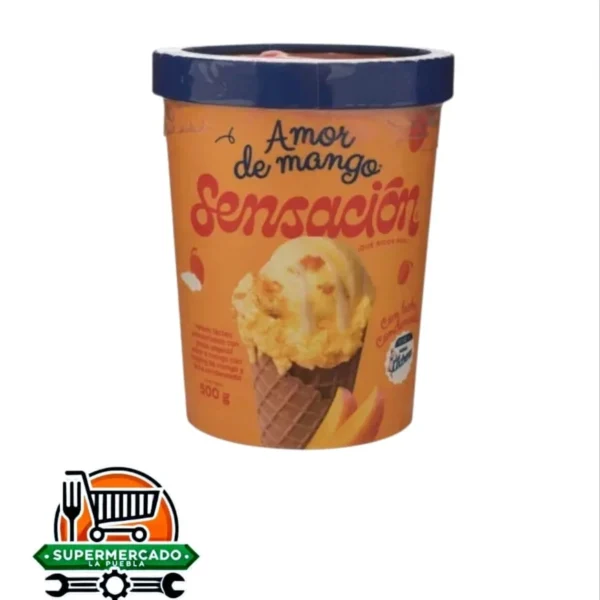 Helado Sensación Amoir de Mango 500g