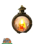 Decoración de lámpara navideña